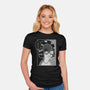 Downward Spiral-Womens-Fitted-Tee-Jorgetiradoart