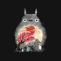 Totoro Japan Cherry Blossom-Womens-Basic-Tee-JamesQJO