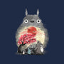 Totoro Japan Cherry Blossom-Womens-Basic-Tee-JamesQJO