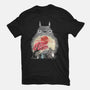 Totoro Japan Cherry Blossom-Womens-Fitted-Tee-JamesQJO