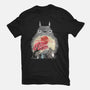 Totoro Japan Cherry Blossom-Womens-Basic-Tee-JamesQJO