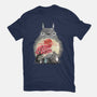 Totoro Japan Cherry Blossom-Womens-Basic-Tee-JamesQJO