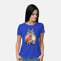 Totoro Japan Cherry Blossom-Womens-Basic-Tee-JamesQJO