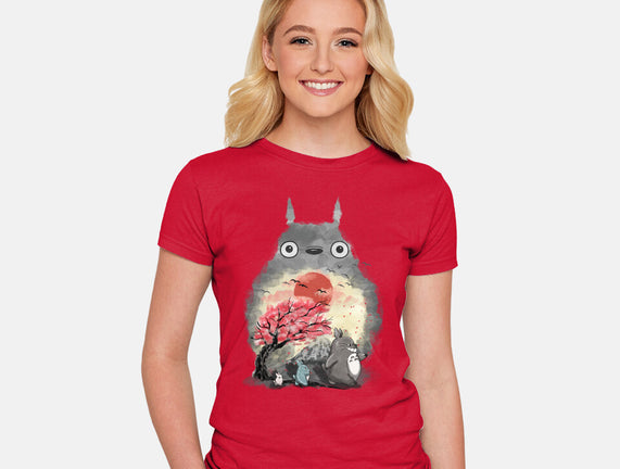 Totoro Japan Cherry Blossom