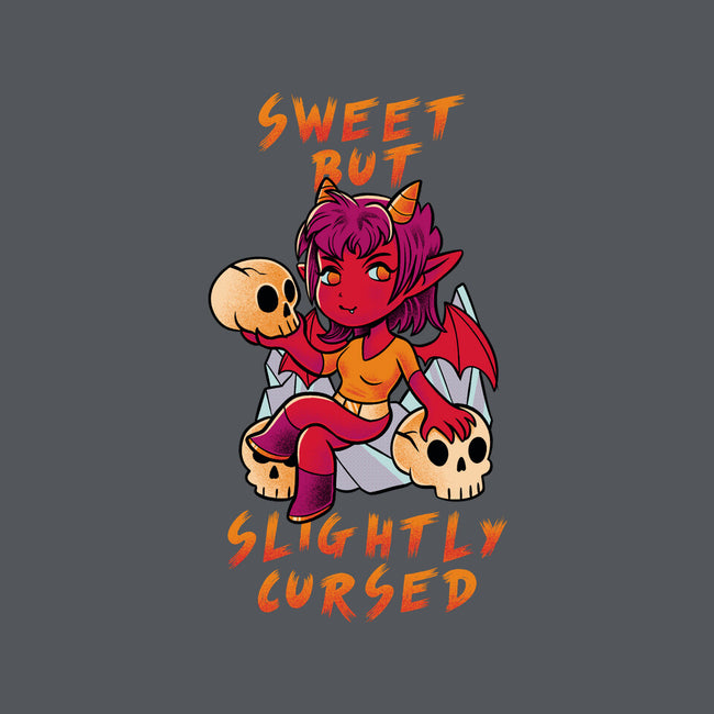 Sweet But Slightly Cursed-Unisex-Crew Neck-Sweatshirt-FunkVampire