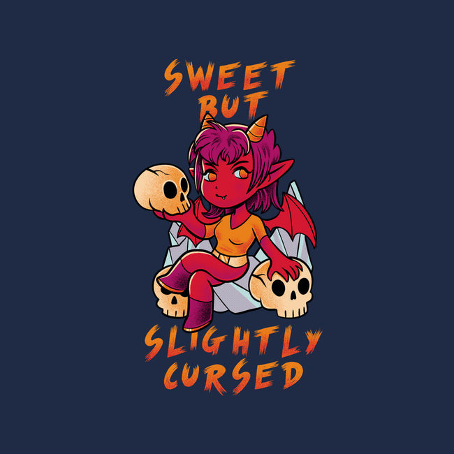 Sweet But Slightly Cursed-Unisex-Crew Neck-Sweatshirt-FunkVampire