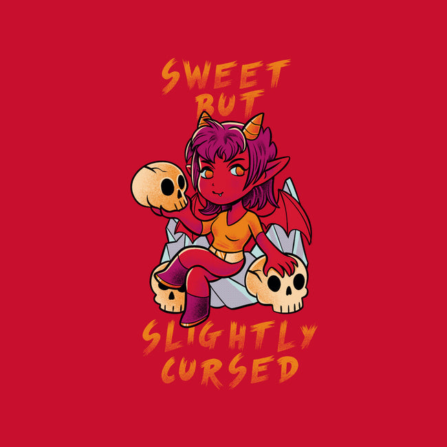Sweet But Slightly Cursed-Unisex-Crew Neck-Sweatshirt-FunkVampire