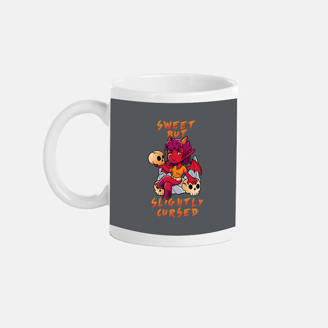 Sweet But Slightly Cursed-None-Mug-Drinkware-FunkVampire