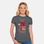 Sweet But Slightly Cursed-Womens-Fitted-Tee-FunkVampire