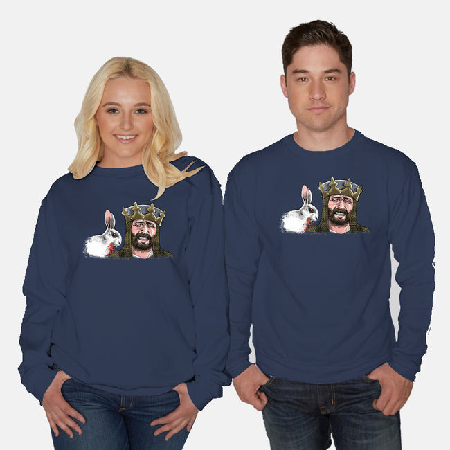 The Killer Rabbit-Unisex-Crew Neck-Sweatshirt-zascanauta