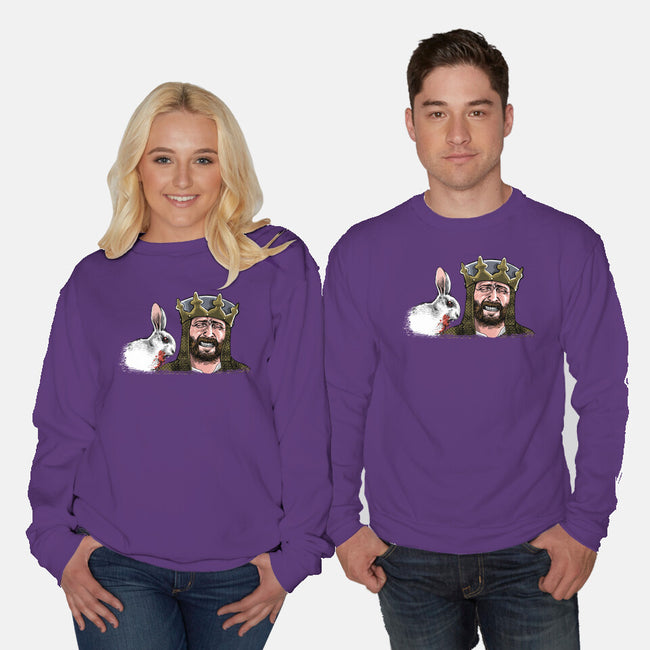The Killer Rabbit-Unisex-Crew Neck-Sweatshirt-zascanauta