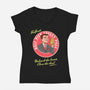 Wolf High Energy-Womens-V-Neck-Tee-P1yu5h