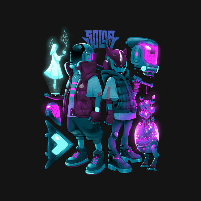 Robots And Faith-Unisex-Crew Neck-Sweatshirt-Bruno Mota