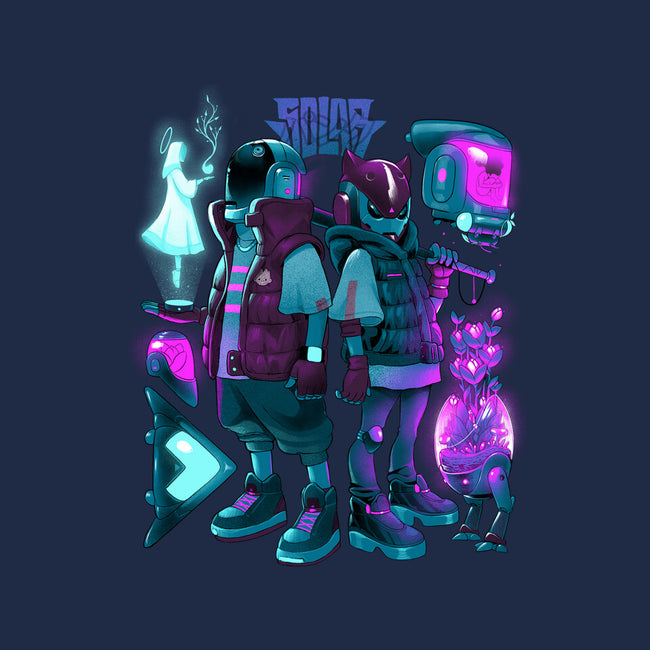 Robots And Faith-Womens-Fitted-Tee-Bruno Mota
