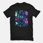Robots And Faith-Womens-Fitted-Tee-Bruno Mota