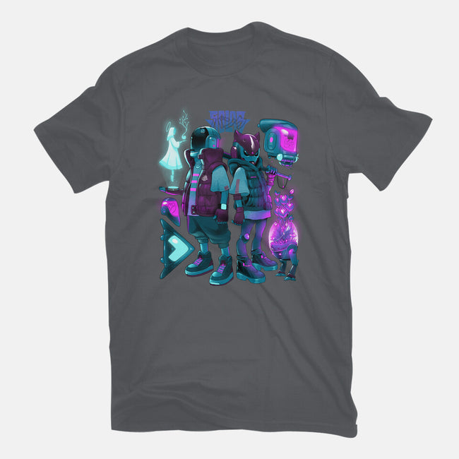 Robots And Faith-Mens-Heavyweight-Tee-Bruno Mota