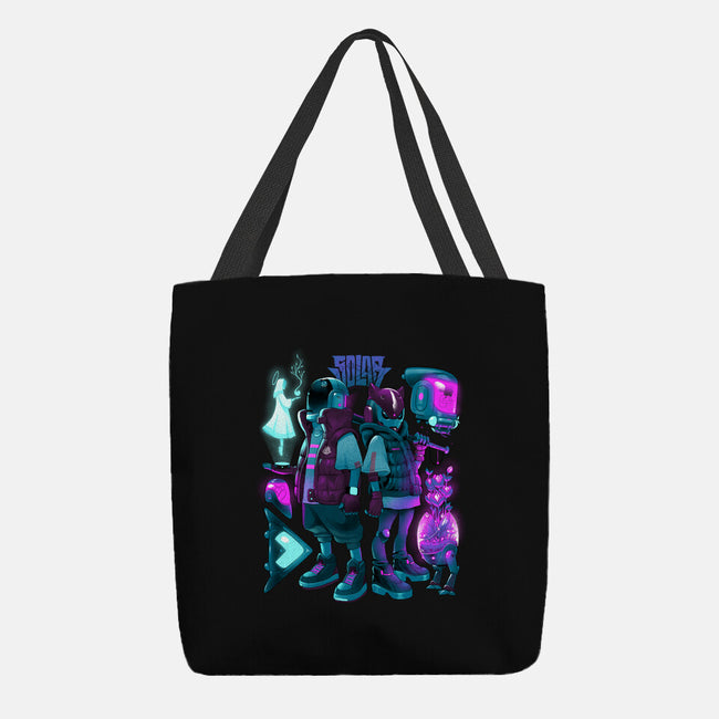 Robots And Faith-None-Basic Tote-Bag-Bruno Mota