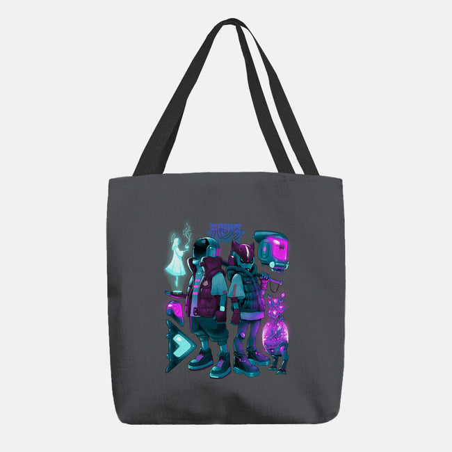 Robots And Faith-None-Basic Tote-Bag-Bruno Mota