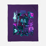 Robots And Faith-None-Fleece-Blanket-Bruno Mota