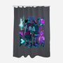 Robots And Faith-None-Polyester-Shower Curtain-Bruno Mota