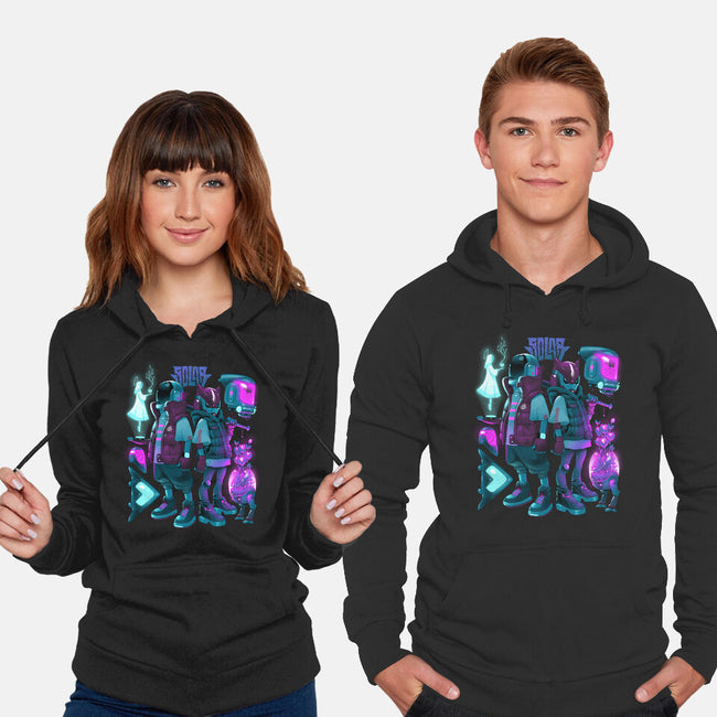 Robots And Faith-Unisex-Pullover-Sweatshirt-Bruno Mota