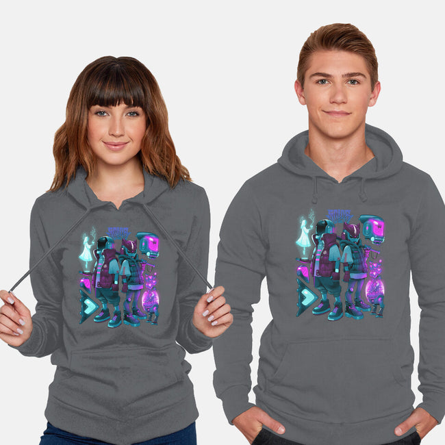 Robots And Faith-Unisex-Pullover-Sweatshirt-Bruno Mota