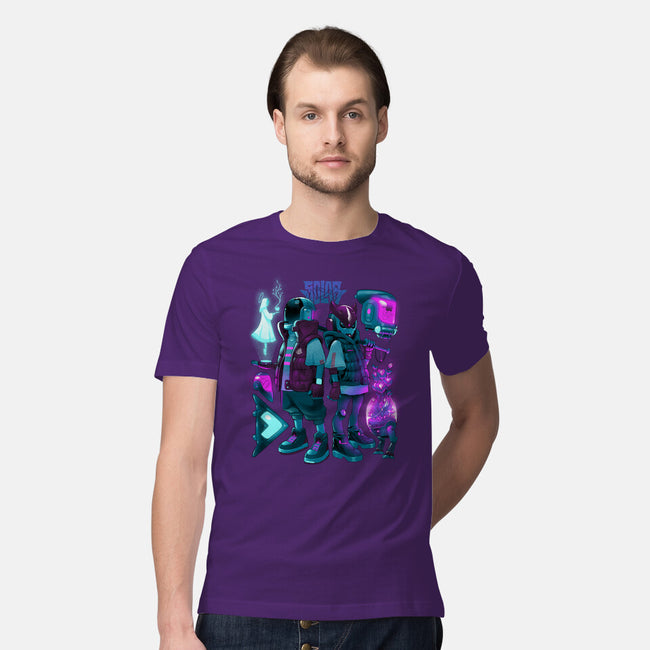 Robots And Faith-Mens-Premium-Tee-Bruno Mota