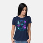 Robots And Faith-Womens-Basic-Tee-Bruno Mota