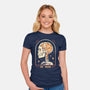 My Mind-Womens-Fitted-Tee-Zaia Bloom