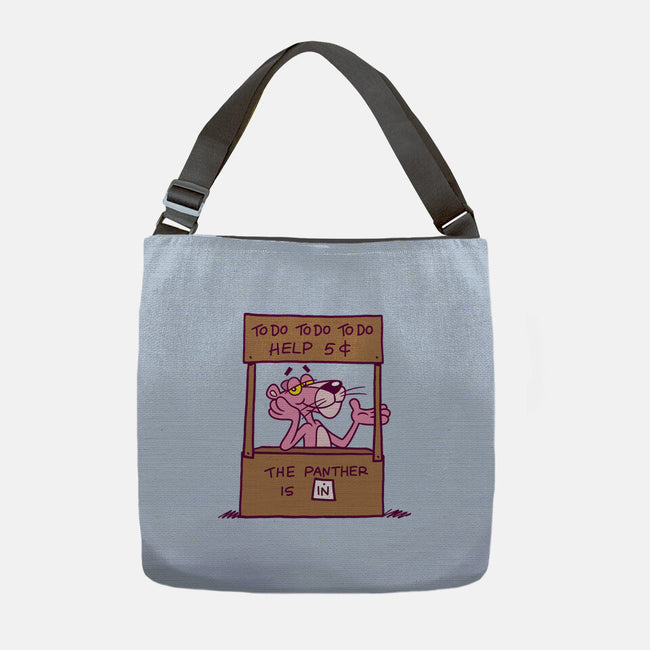 Pink Help-None-Adjustable Tote-Bag-Barbadifuoco