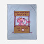 Pink Help-None-Fleece-Blanket-Barbadifuoco