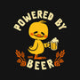 Powered By Beer Duck-Youth-Crew Neck-Sweatshirt-worlddominationforcats