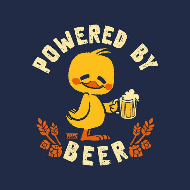 Powered By Beer Duck-None-Adjustable Tote-Bag-worlddominationforcats