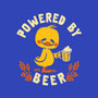 Powered By Beer Duck-Youth-Crew Neck-Sweatshirt-worlddominationforcats