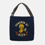 Powered By Beer Duck-None-Adjustable Tote-Bag-worlddominationforcats