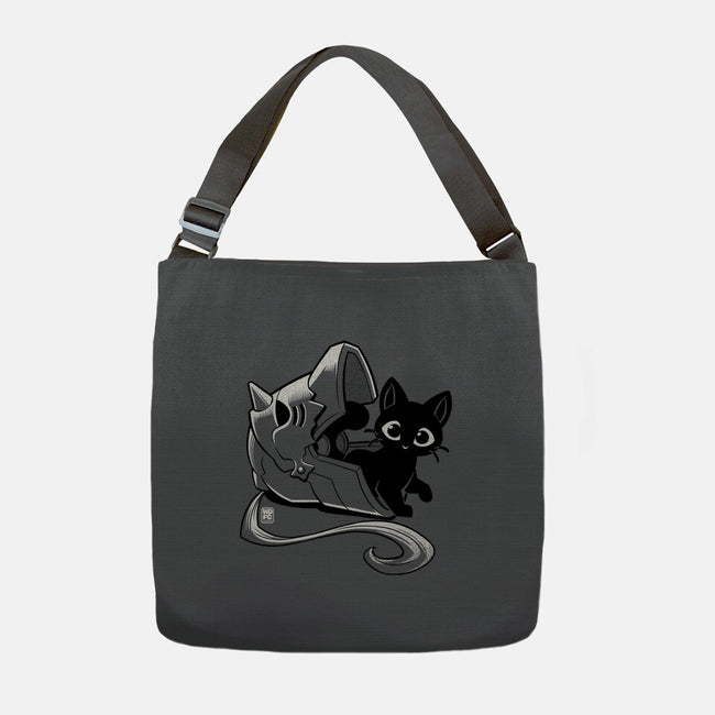 Full Feline Alchemist-None-Adjustable Tote-Bag-worlddominationforcats