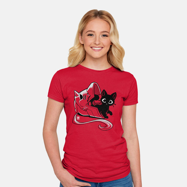 Full Feline Alchemist-Womens-Fitted-Tee-worlddominationforcats