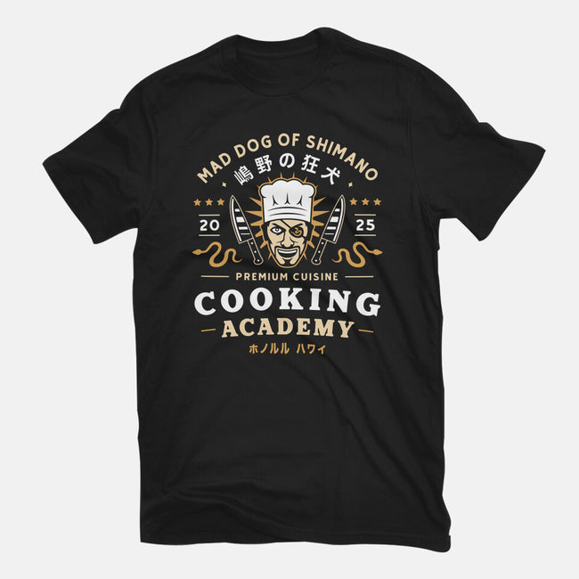 One Eyed Demon Cooking Emblem-Womens-Fitted-Tee-LAGELANTEE