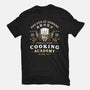 One Eyed Demon Cooking Emblem-Womens-Fitted-Tee-LAGELANTEE