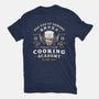 One Eyed Demon Cooking Emblem-Womens-Fitted-Tee-LAGELANTEE