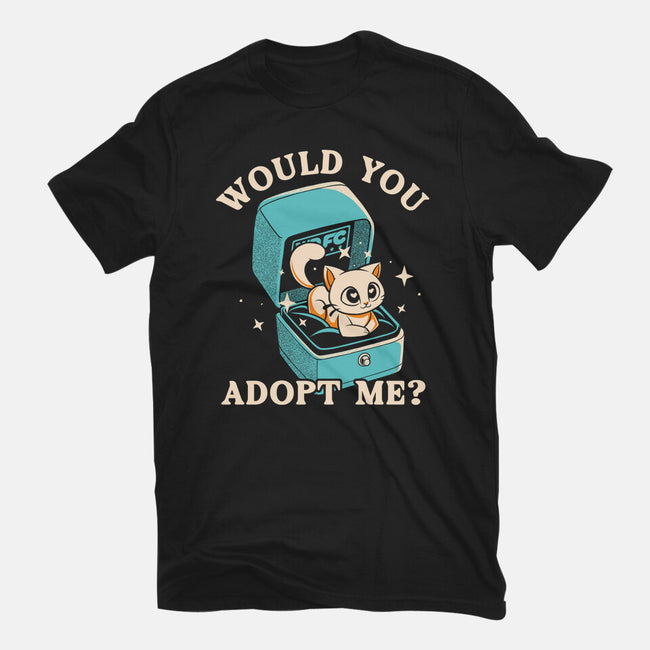 Wold You Adopt Me-Womens-Fitted-Tee-worlddominationforcats