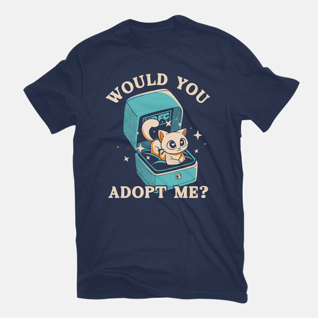 Wold You Adopt Me-Womens-Fitted-Tee-worlddominationforcats