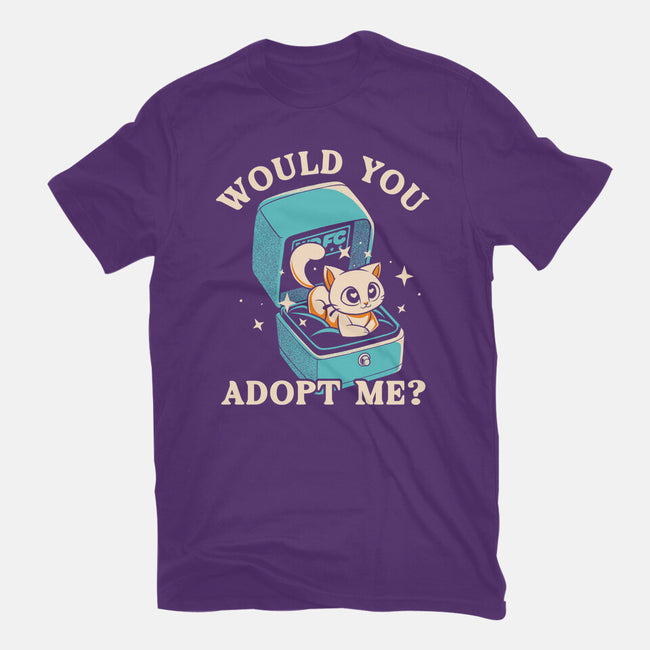 Wold You Adopt Me-Womens-Fitted-Tee-worlddominationforcats
