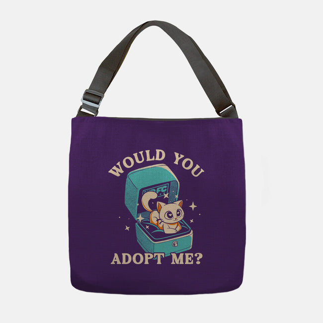 Wold You Adopt Me-None-Adjustable Tote-Bag-worlddominationforcats