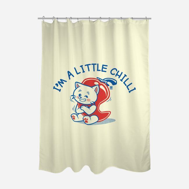 I'm A Little Chilli Cat-None-Polyester-Shower Curtain-worlddominationforcats