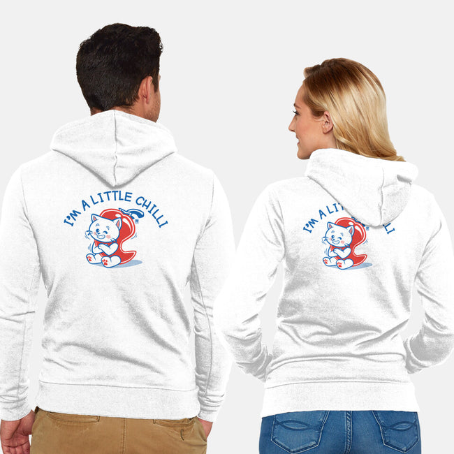 I'm A Little Chilli Cat-Unisex-Zip-Up-Sweatshirt-worlddominationforcats