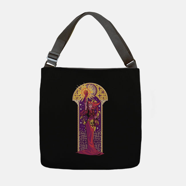 Witch Art Nouveau-None-Adjustable Tote-Bag-Samuel