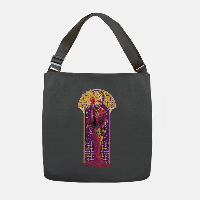 Witch Art Nouveau-None-Adjustable Tote-Bag-Samuel