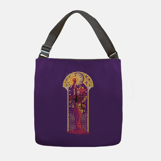 Witch Art Nouveau-None-Adjustable Tote-Bag-Samuel