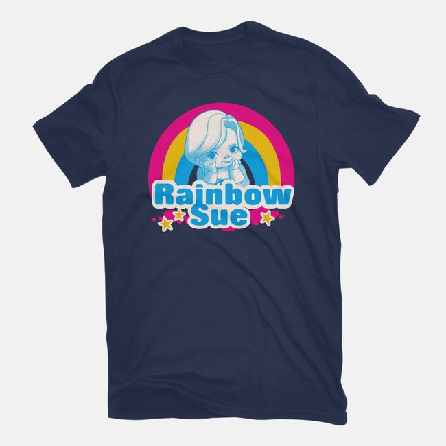 Rainbow Sue-Womens-Fitted-Tee-Samuel